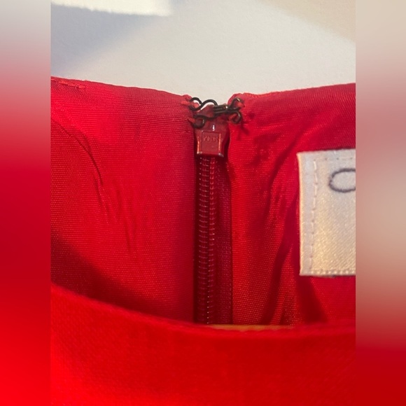 Gorgeous VINTAGE 70s Chairman of the Board by PSI Red Blouse with Shoulder Pads - Picture 5 of 16